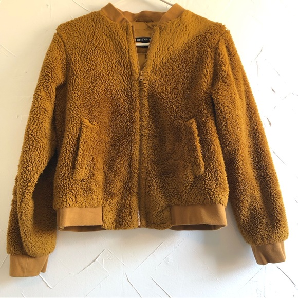 J. CREW Mercantile Women's Sherpa Bomber Jacket Small - Picture 2 of 6